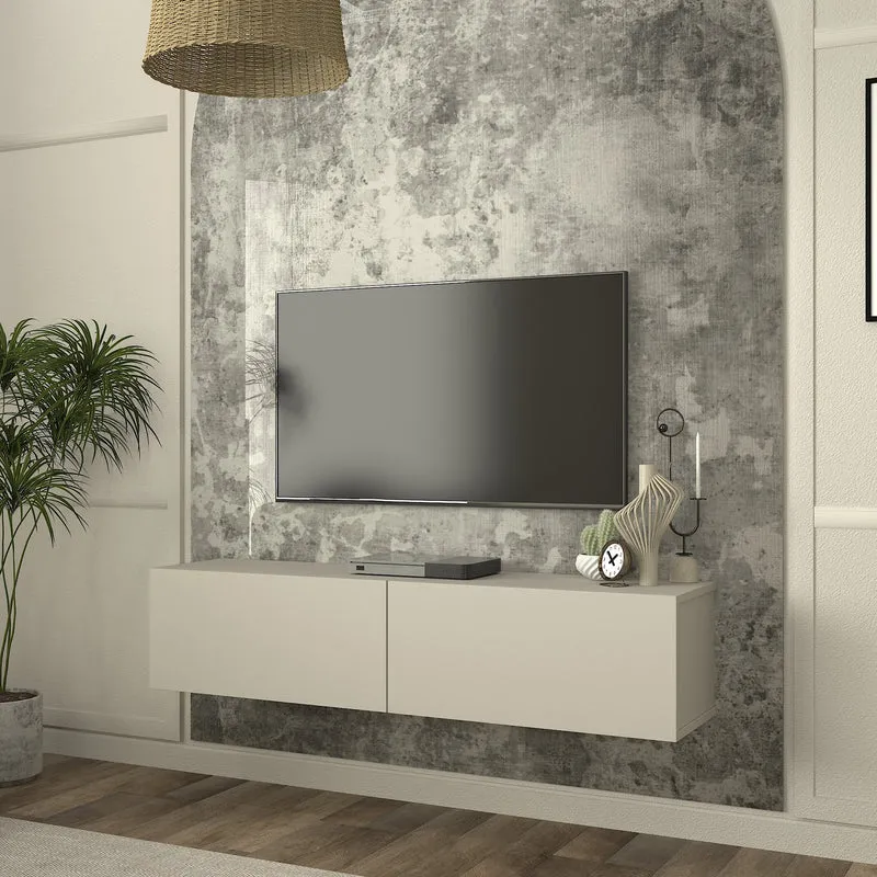 TV-Lowboard hängend Nolven [en.casa]