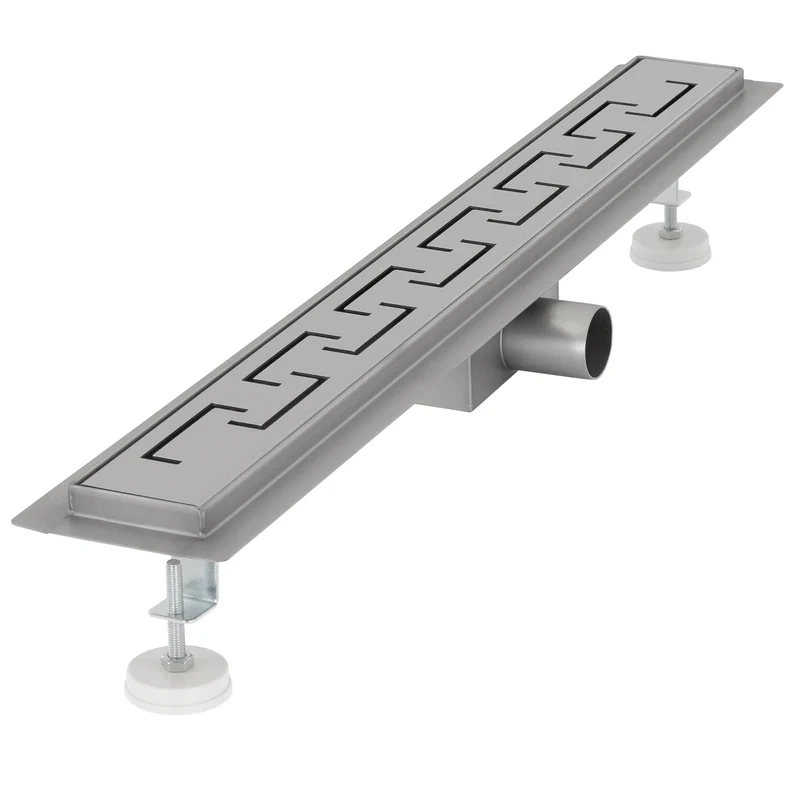 ML-Design Duschrinne geschlitzt 80cm Silber aus Edelstahl