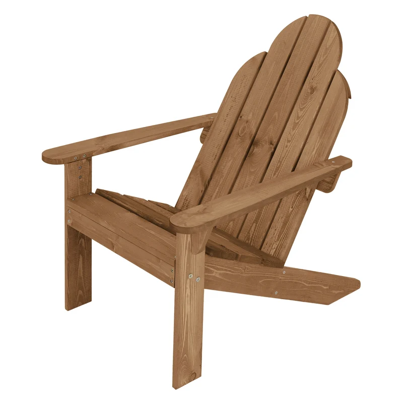 Gartenstuhl Adirondack Sonnenstuhl Gartensessel wetterfest aus Massivholz bis 120 kg