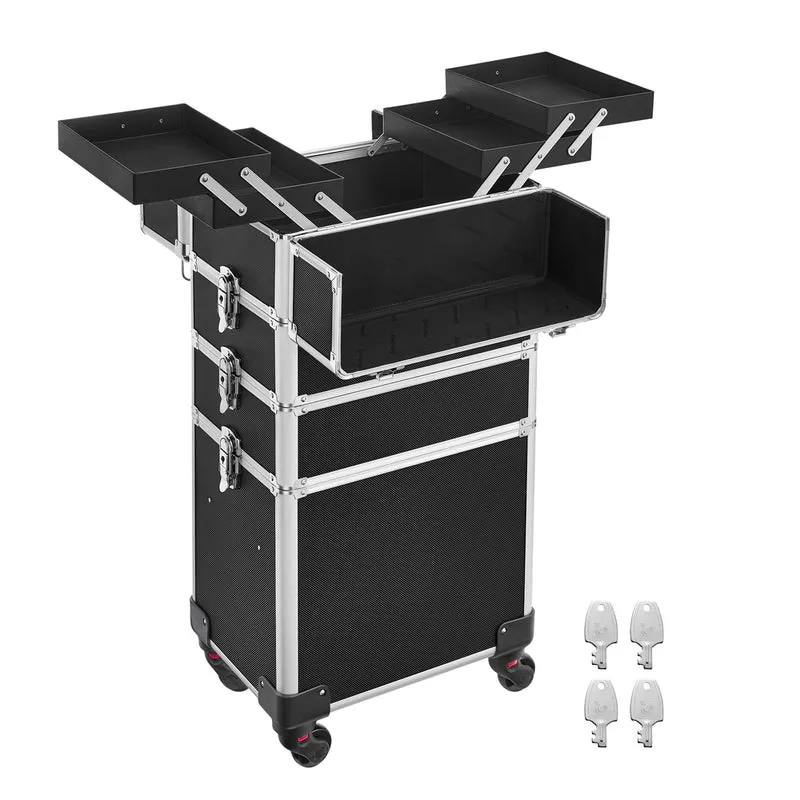 Kosmetiktrolley XXL Schwarz