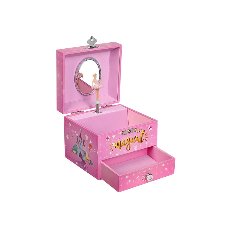 Spieluhr mit magischem Einhorn Pink