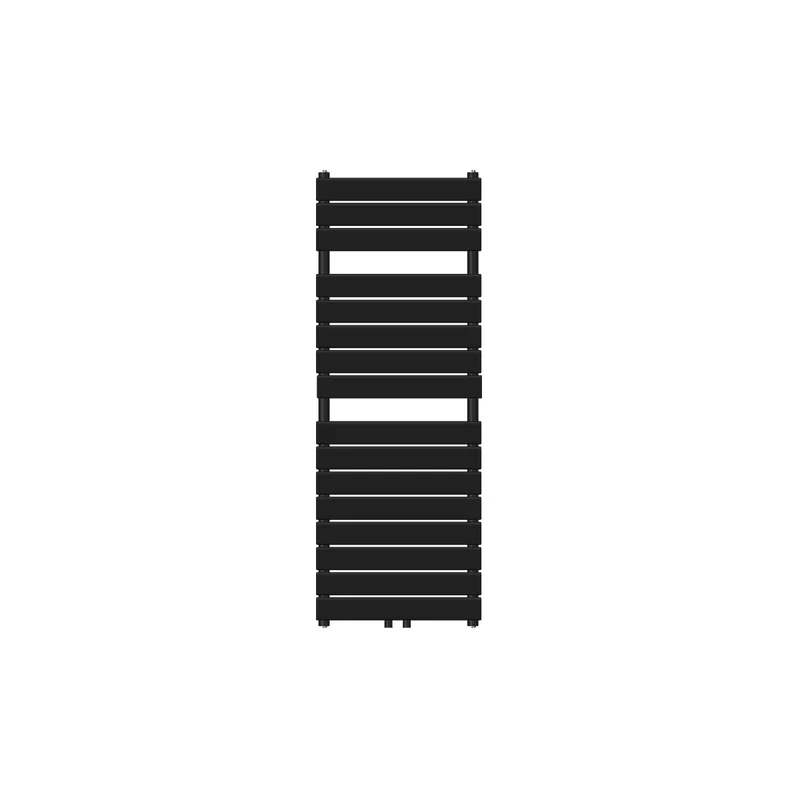Badheizkörper Mittelanschluss 500x1200 mm Schwarz matt LuxeBath