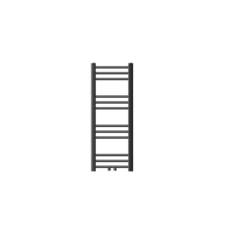 Badheizkörper Mittelanschluss 300x800 mm Anthrazit gerade inkl. Montagematerial LuxeBath