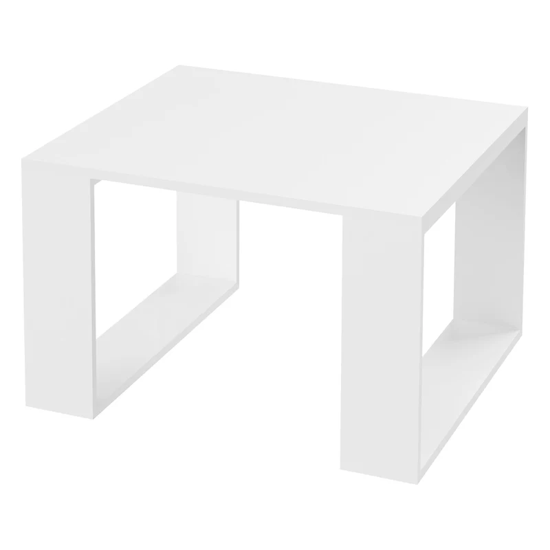 B-Ware Couchtisch 65x65x40 cm Weiß ML-Design