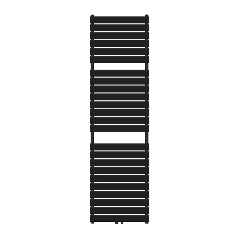 Badheizkörper Mittelanschluss 600x1800 mm Schwarz matt LuxeBath