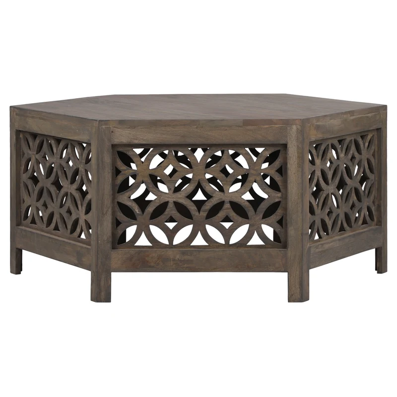 Couchtisch 2er Set Natur aus Mangoholz WOMO-Design