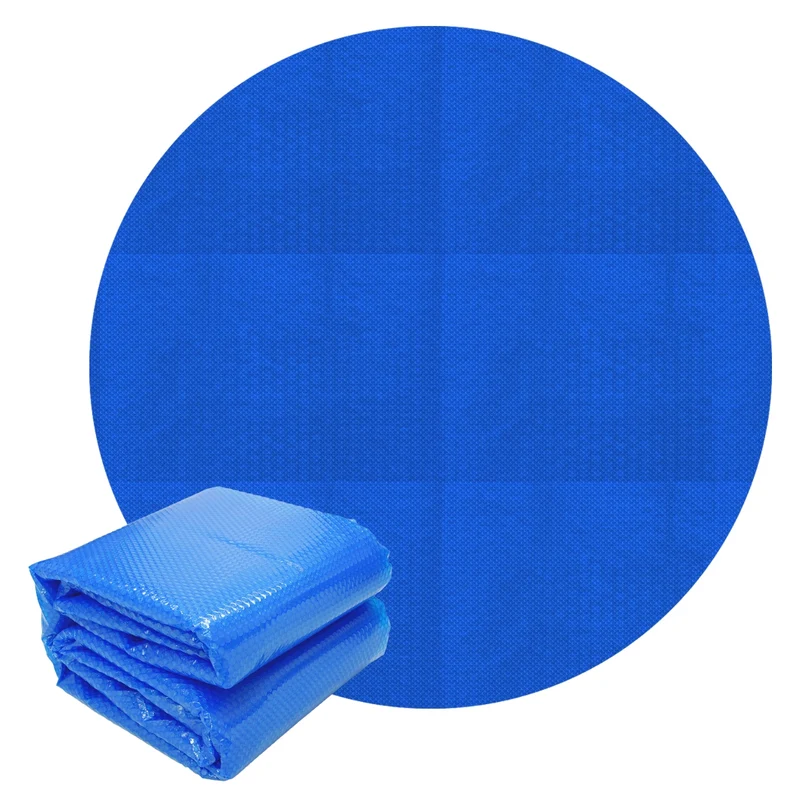 Pool Solarfolie Rund Ø 5 m 140µm Blau aus PE-Folie mit Luftkammern