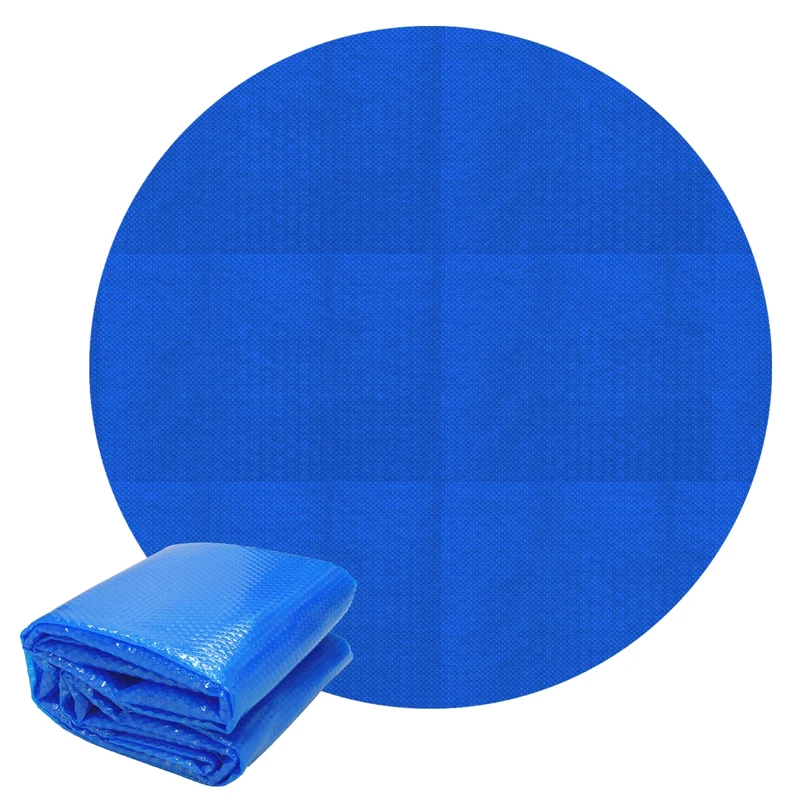 Pool Solarfolie Rund Ø 3,6 m 140µm Blau aus PE-Folie mit Luftkammern