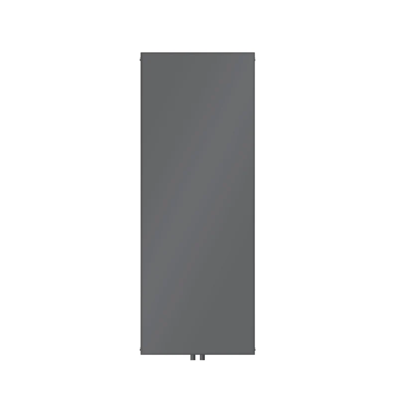 Badheizkörper Einlagig Vertikal 1600x604 mm Anthrazit mit Mittelanschluss LuxeBath