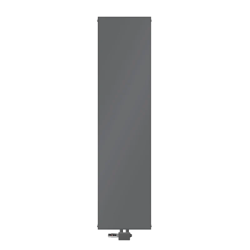 Badheizkörper 1800x452 mm Anthrazit mit Universale Anschlussgarnitur ML-Design