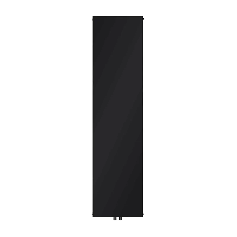 Badheizkörper Einlagig 1800x452 mm Schwarz matt mit Mittelanschluss LuxeBath