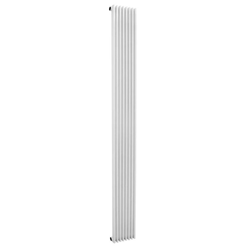 Badheizkörper 195x2000 mm Weiß mit Seitenanschluss