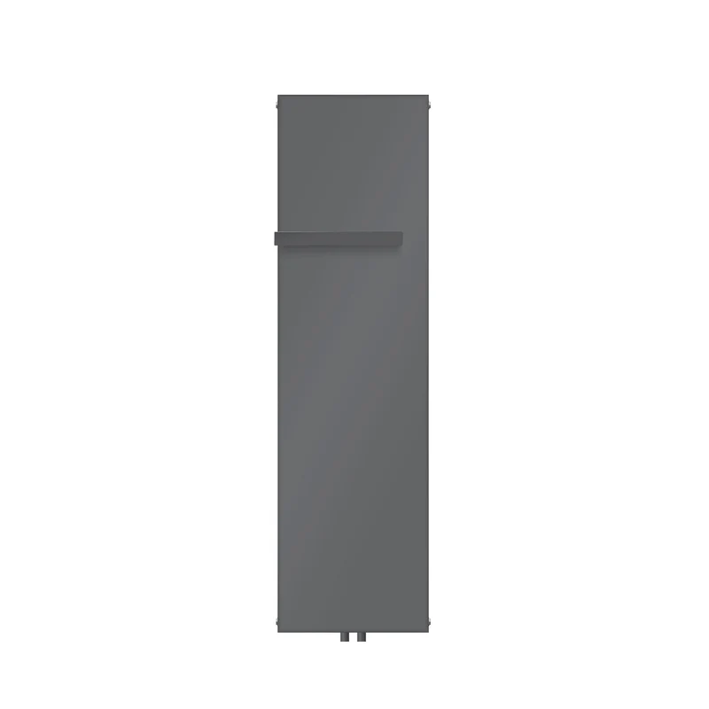 Badheizkörper Einlagig mit 1x Handtuchhalter 1600x452 mm Anthrazit mit Mittelanschluss LuxeBath