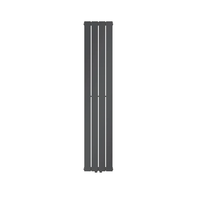 Badheizkörper Doppellagig Vertikal 1600x300 mm Anthrazit mit Mittelanschluss LuxeBath