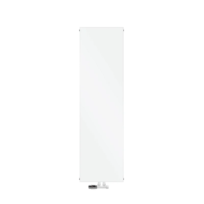 Badheizkörper 1600x452 mm Weiß mit Wand Anschlussgarnitur ML-Design