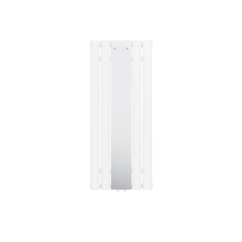Badheizkörper Flach mit Spiegel 1200x450 mm Weiß ML-Design