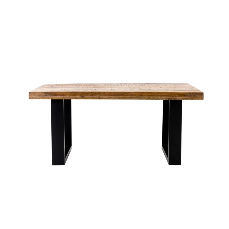 Couchtisch 100x60x47 cm natur aus Stahl und Mangoholz WOMO-Design