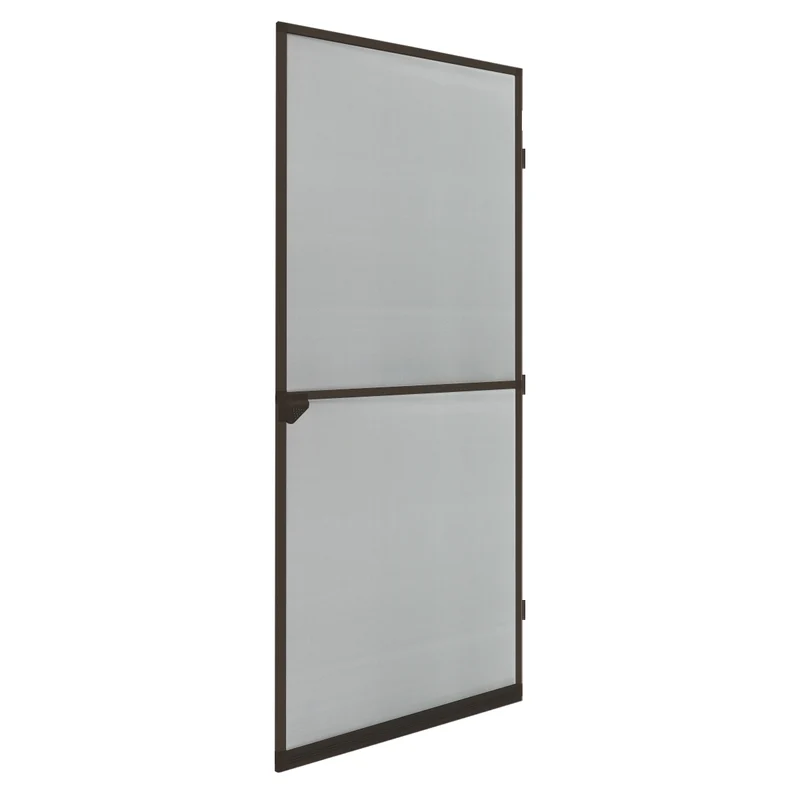 Fliegengitter Braun 100x220 cm mit Rahmen aus Aluminium