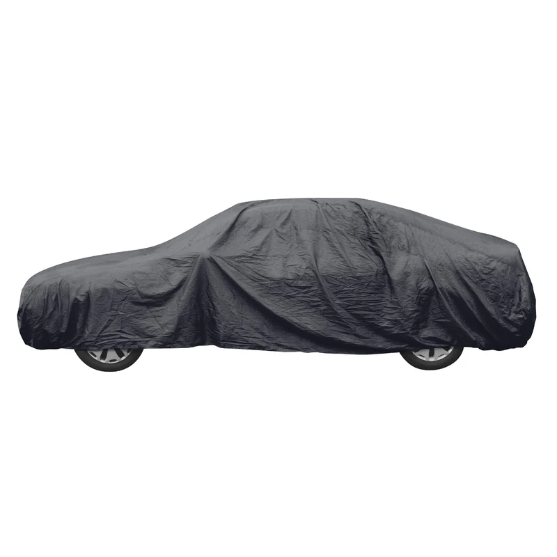 Autoabdeckung für Kombis und Vans 533x178x122 cm Schwarz aus PVC Atmungsaktiv