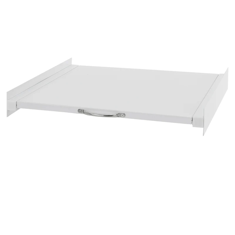 Waschmaschinen Untergestell Unterschrank 2er Set 64x53,5x31,5 cm mit 2 Schubladen in Weiß ML-Design