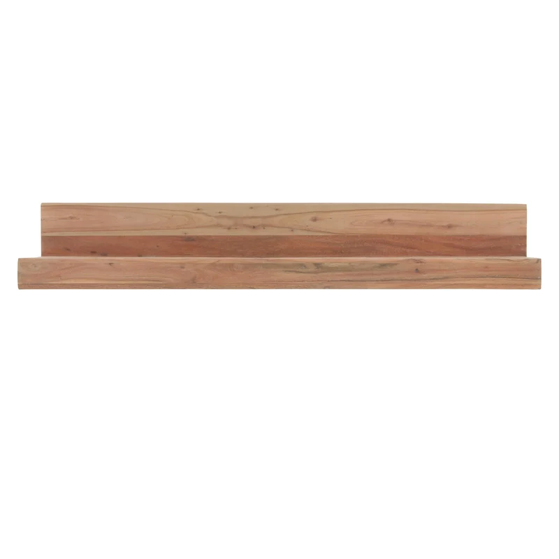 Wandregal 110x23x18 cm Natur aus Akazienholz WOMO-Design