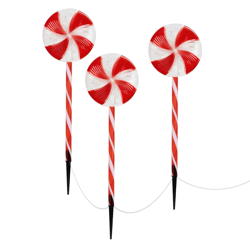 LED Lolly Lichterkette Weihnachtslichterkette wasserdicht mit Timer und verschiedenen Leuchtmodis