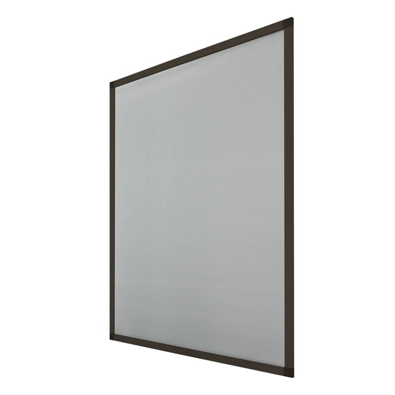 Fliegengitter Braun 100x120 cm mit Rahmen aus Aluminium