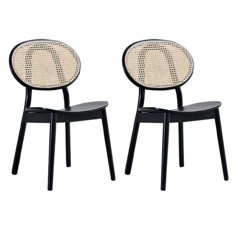 Traditional Style Dining Chair Solid Wood Open Back Dining Side Chair